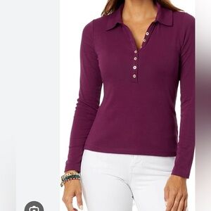 Lilly Pulitzer Reema long sleeve in Amarena Cherry NWT